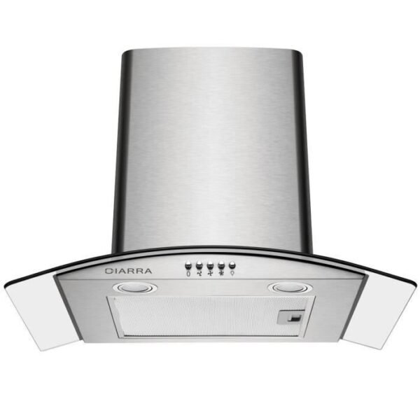 Campana extractora 60cm >550m3/h -56db -Iluminación LED