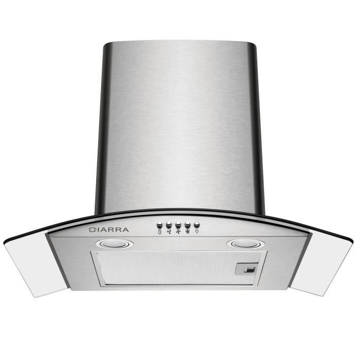 Campana extractora 60cm >550m3/h -56db -Iluminación LED