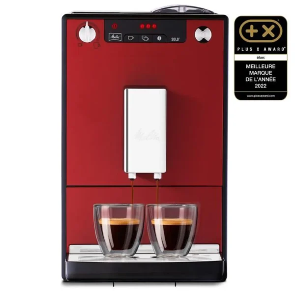 Cafetera automática y espresso Melitta Solo® Red E950-104